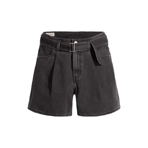 Levis Denim Shorts Women's Black