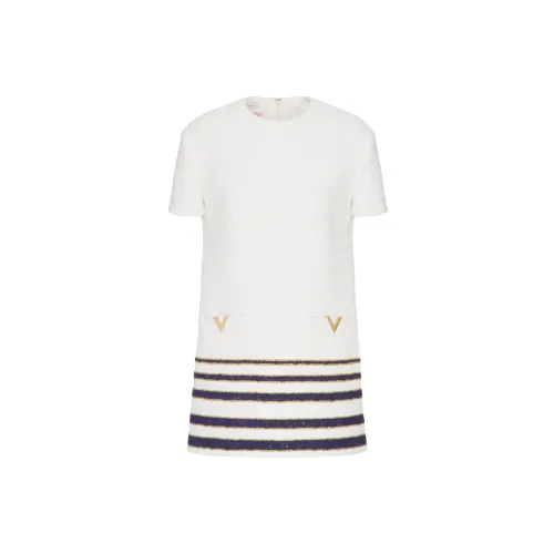 Valentino Short-Sleeved Dresses Women's White