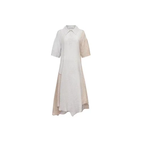 Acne Studios Short-Sleeved Dresses Women's Plaid