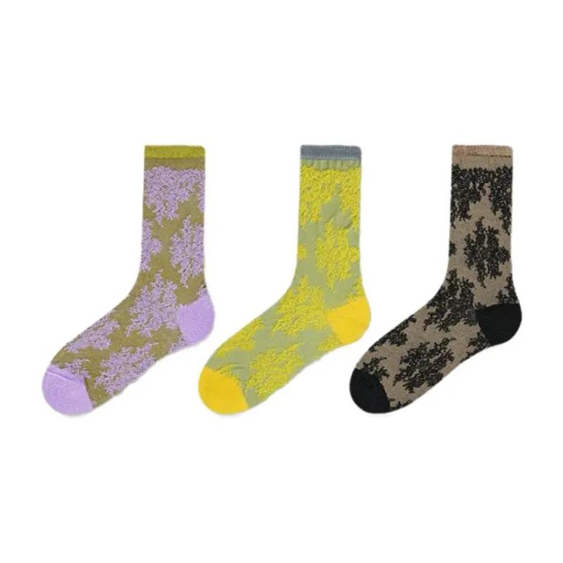 ALMOND ROCKS Women's Mid Calf Socks-1