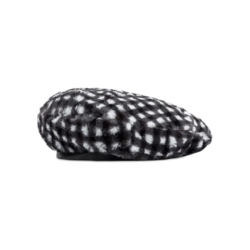 KANGOL Logo patch Faux fur Hat-1