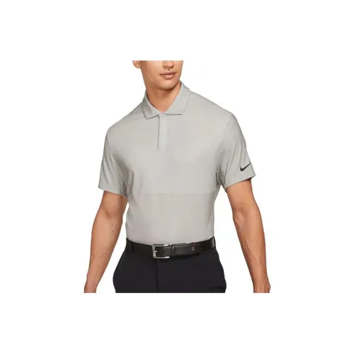 Nike Tiger Woods Polo Shirts Men Gray