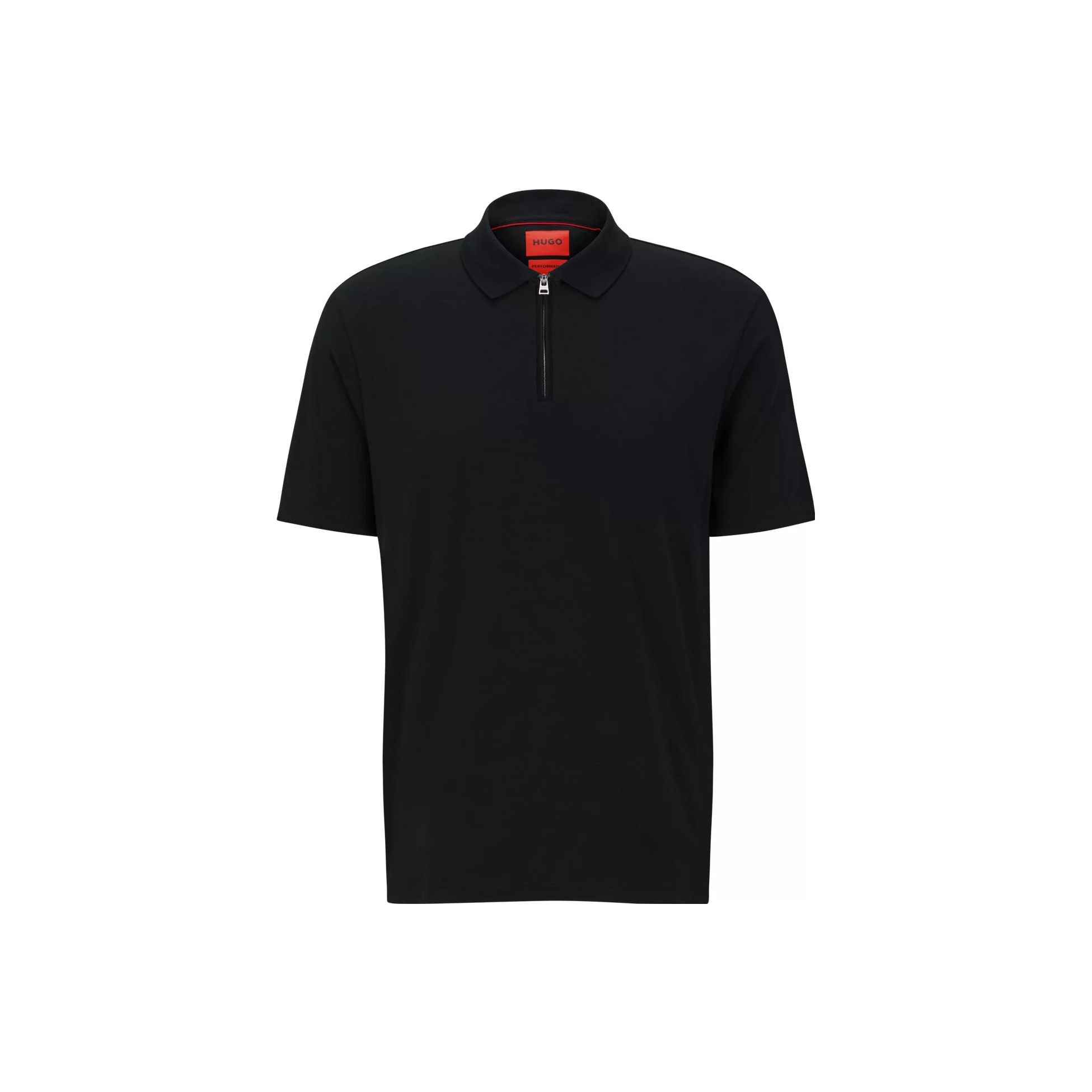 Mens black hugo boss polo best sale