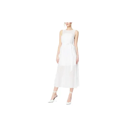 ARMANI EXCHANGE Sleeveless Dresses Women's White