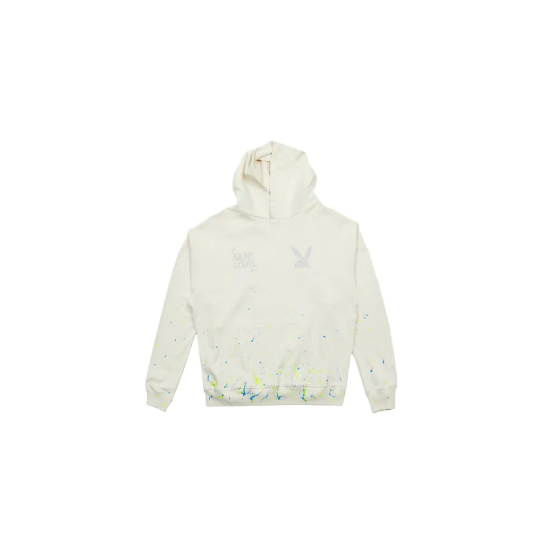 Playboy X SSSAINT LOUIS SSSAINT LOUIS X Playboy Co branded Series Sweatshirts Unisex White-1