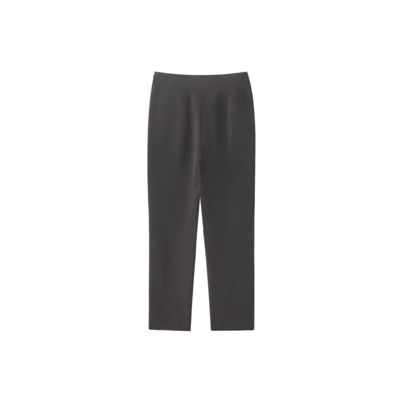 OVV Casual Pants Women's Dark Gray Solid Color 09-1