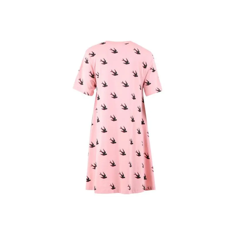 Alexander McQueen Short Sleeved Dresses Women's Pink-1
