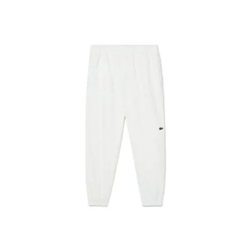 LACOSTE Knitted Sweatpants Men White