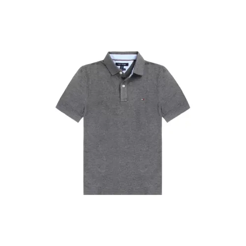 Tommy Hilfiger Polo Shirts Men Dark Gray