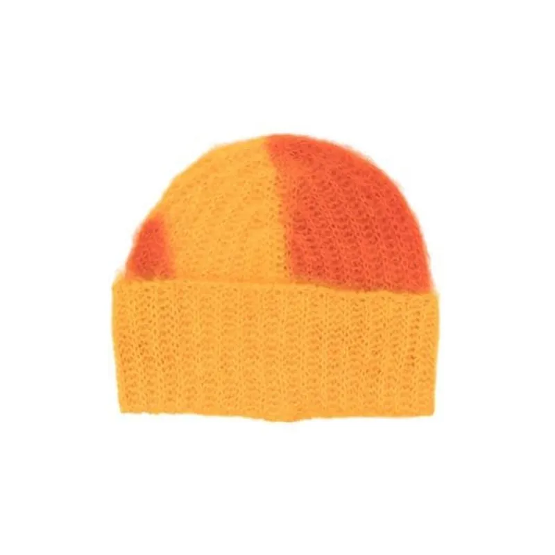 DIESEL Knit Scarves Women's Yellow/Orange-0
