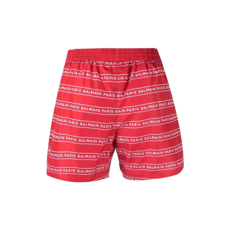 BALMAIN Casual Shorts Men's Red-1