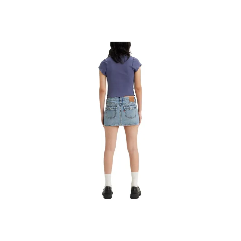 Levis Denim Short Skirts Women's Blue-1