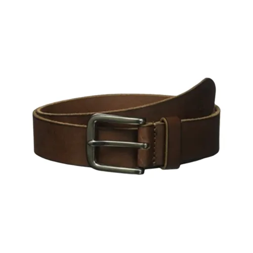 Timberland Lightweight Comfortable Pin Buckle Leather Belts Men's Dark Brown Width: 3.5cm