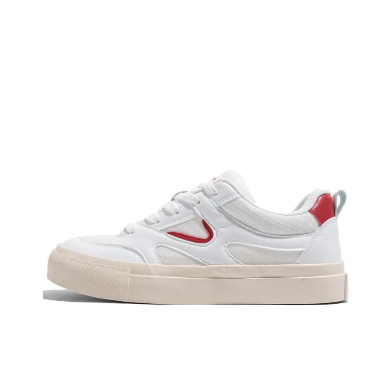 TUOPIN Cleanfit White Sneakers Lightweight And Breathable Low Top Skateboard Shoes Unisex-20