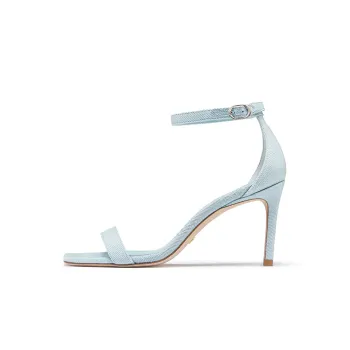 Stuart Weitzman/SW One Strap Sandals 8.5cm Women's Blue