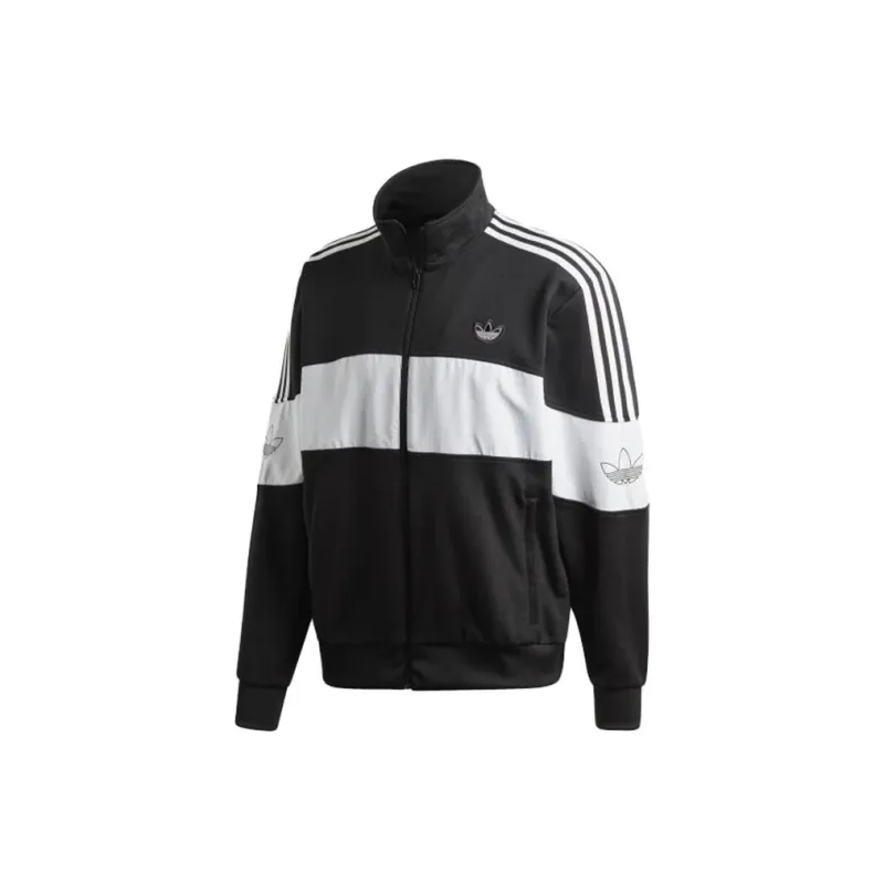 Adidas Jackets Men Black/White-1
