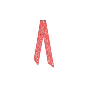 HERMES Silk Scarves Women's Garnet Red