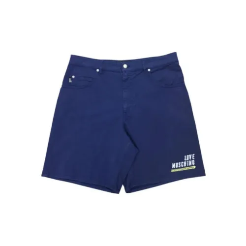 LOVE MOSCHINO Casual Shorts Men Sky Blue