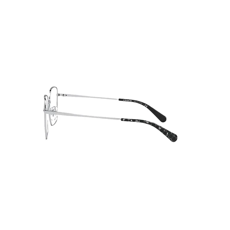 COACH Alloy Square Eyeglass Frames Unisex Silver-2