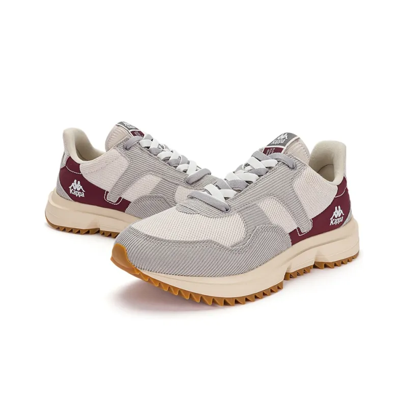 Kappa Running Shoes Unisex Beige Gray-3