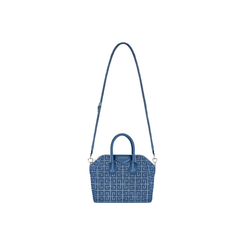 GIVENCHY Antigona Cow Leather Handbag Shoulder Bag Crossbody Bag Mini Women's Medium Blue-2