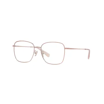 COACH Alloy Irregular Shape Eyeglass Frames Women's Pink
