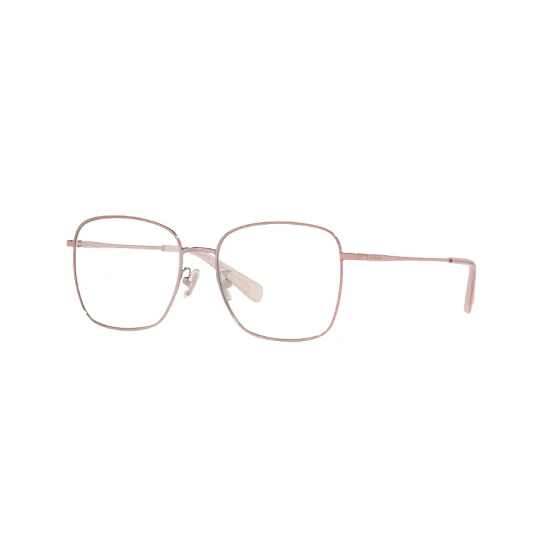 COACH Alloy Irregular Shape Eyeglass Frames Women's Pink-0