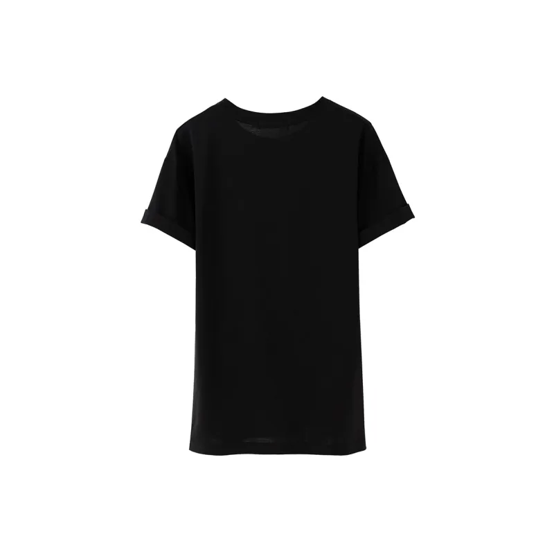 SOON FLOWER T Shirt Women's Black-1