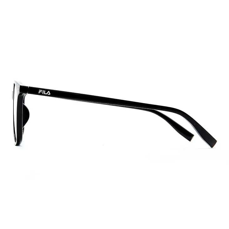 FILA TR/Memory Plastic Square Eyeglass Frames Unisex Black, Transparent, Transparent Gray-2