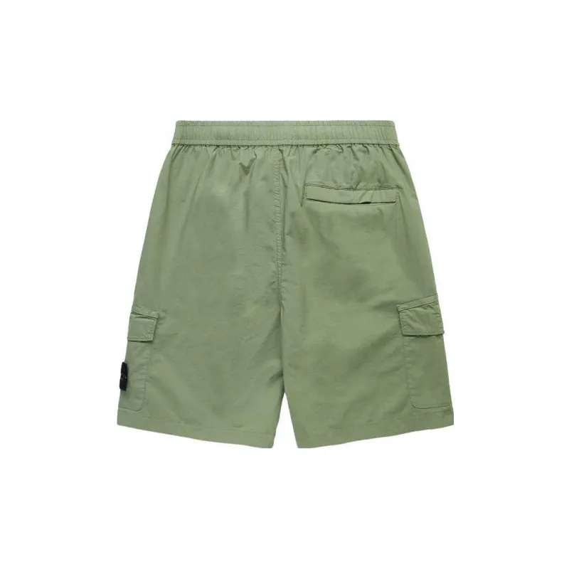 STONE ISLAND Casual Shorts Men Army Green-1