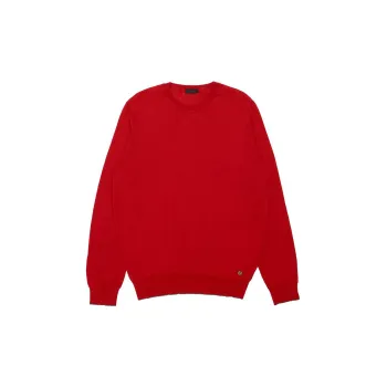 Zzegna Sweaters Men Red