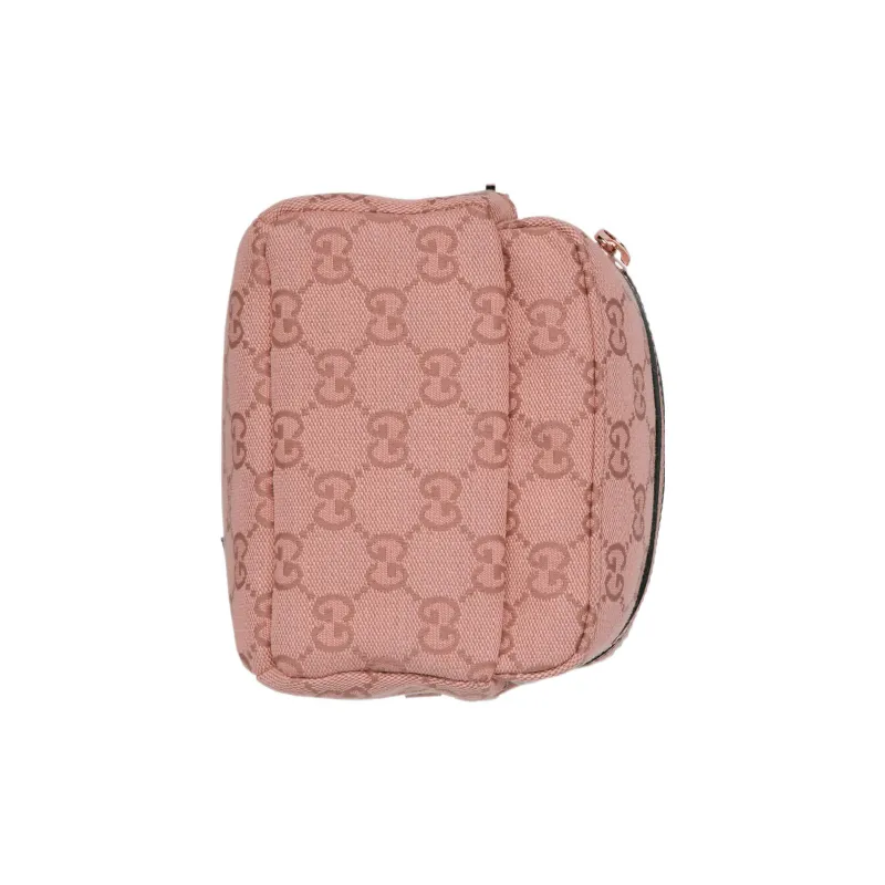 GUCCI Ophidia Canvas With Leather Backpack Mini Women's Pink-4