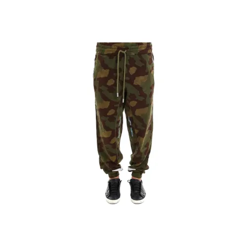 OFF-WHITE Knitted Sweatpants Men Green