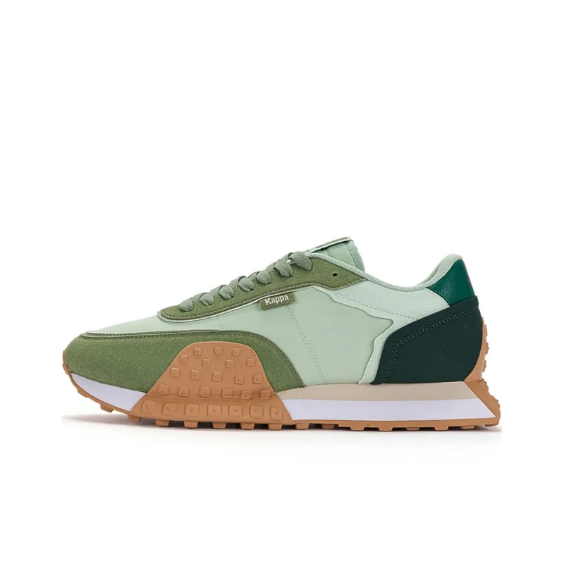 Kappa Anti Slip Wear Resistant Low Top Casual Running Shoes Unisex Green-0