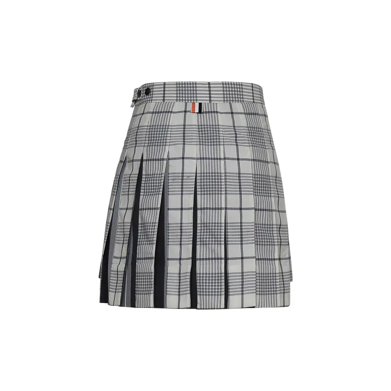THOM BROWNE Casual Short Skirts Women's Gray-1