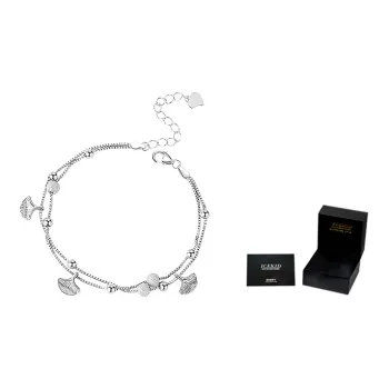 ICEKID S 990 Silver Anklets Women's