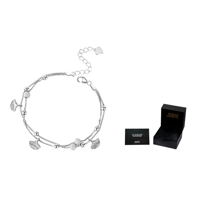 ICEKID S 990 Silver Anklets Women's-0