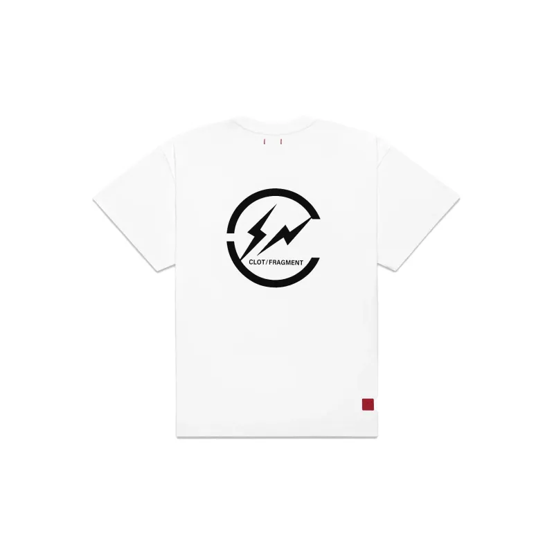 Fragment Design X CLOT X Fragment Design Co branded SS23 T Shirts Unisex White-1