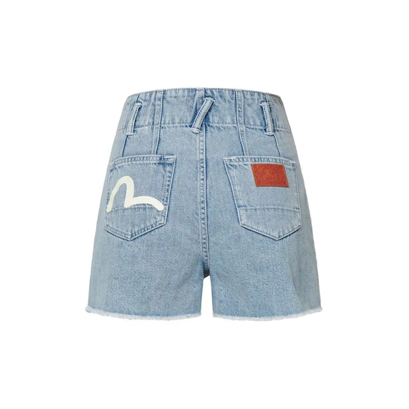 EVISU Denim Shorts Women's Blue-1