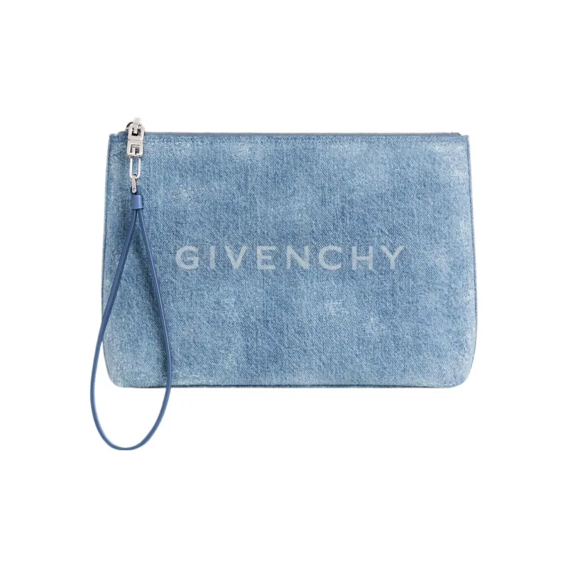 Givenchy Travel Pouch Denim Medium Blue-0