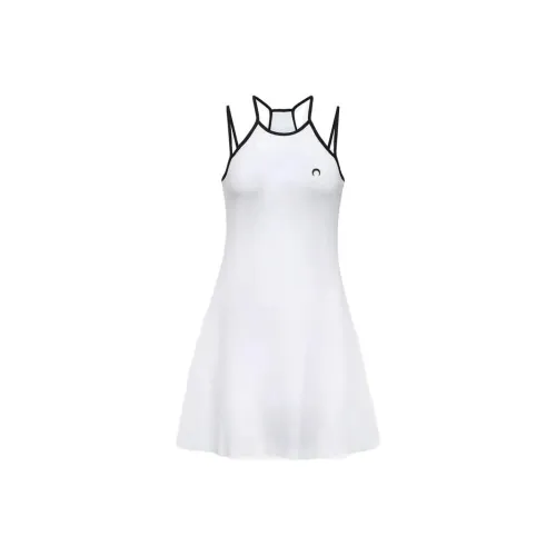 Marine Serre Slip Dresses Women's White