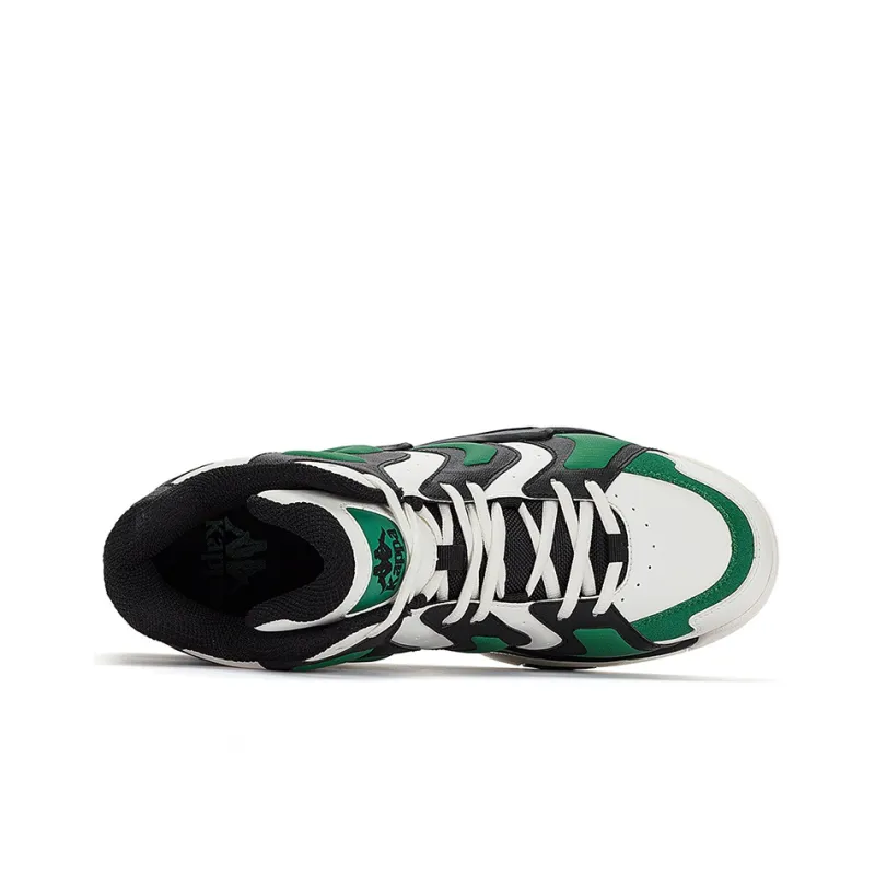 Kappa High Top Skateboard Shoes Unisex Fir Wood Green-2