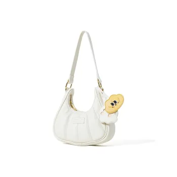 Sound For Life PU Crescent Bag Dome Bag Shoulder Bag Cell Phone Pouch Shoulder Bag Women's
