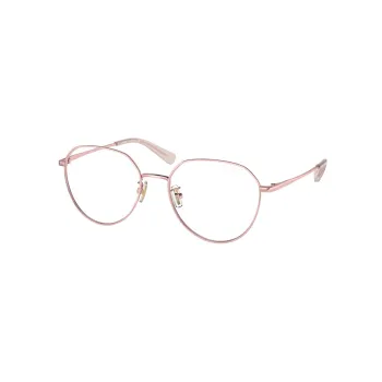 COACH Alloy Irregular Shape Eyeglass Frames Women's Pink