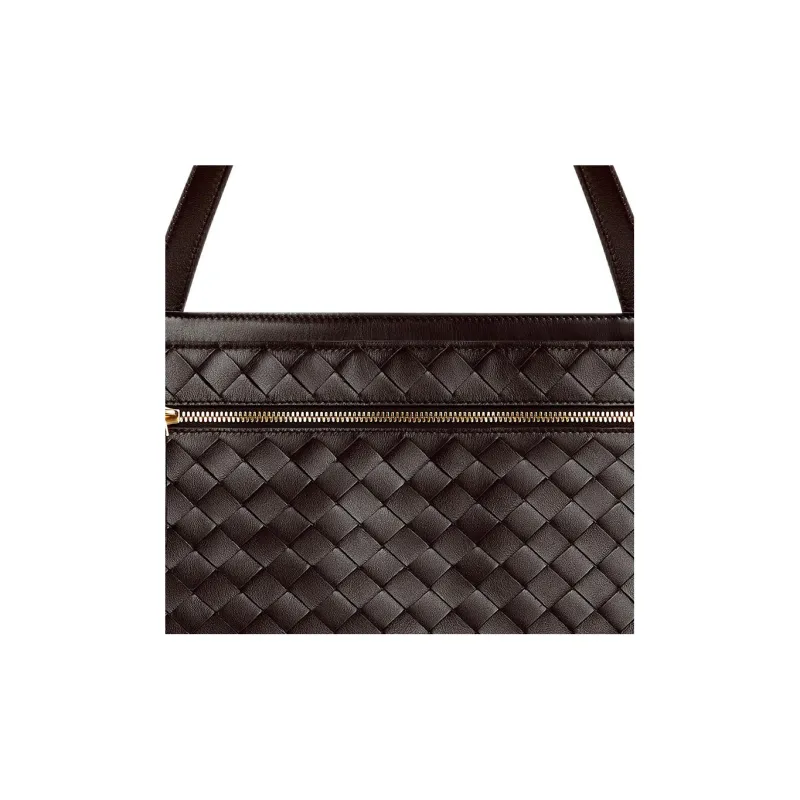 Bottega Veneta Canvas Bag, Tote Bag, Shopping Bag, Handbag Tubas Women's White/Dark Brown-4