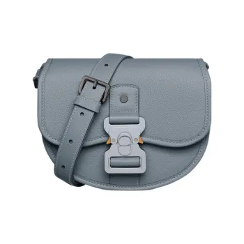 DIOR Grained Calfskin Messenger Bag Shoulder Bag Crossbody Bag Mini Men's Blue
