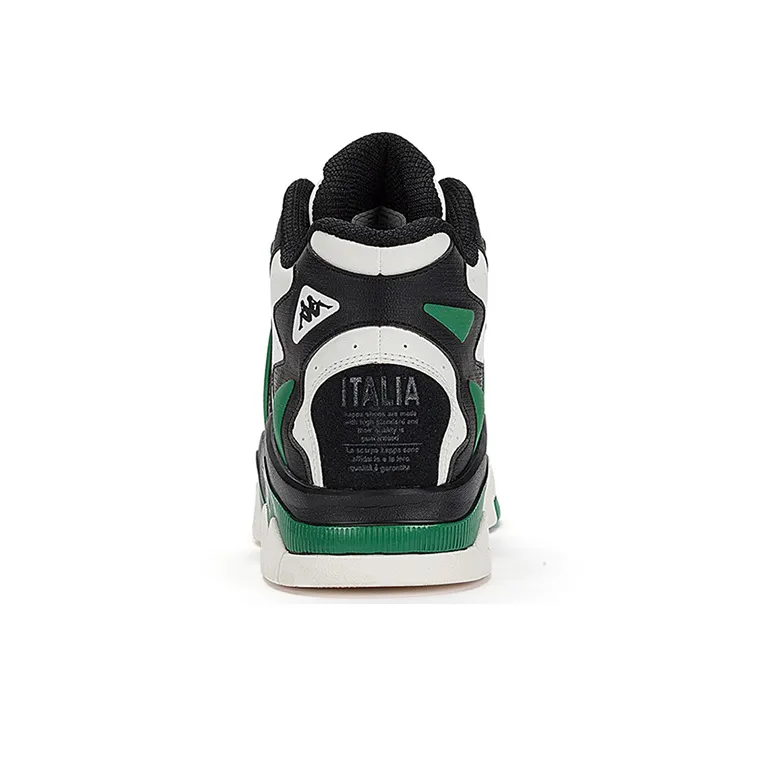 Kappa High Top Skateboard Shoes Unisex Fir Wood Green-5