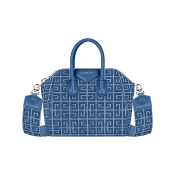 GIVENCHY Antigona Cow Leather Handbag Shoulder Bag Crossbody Bag Mini Women's Medium Blue