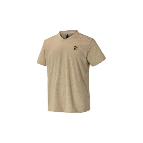 Adidas T-Shirts Men Light Brown