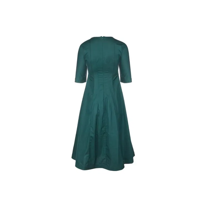 MARNI Short Sleeved Dresses Women's Green-2